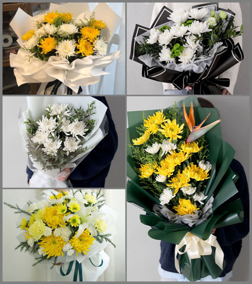 贵州铜仁市松桃县乌罗镇桃花源村白事花束代送